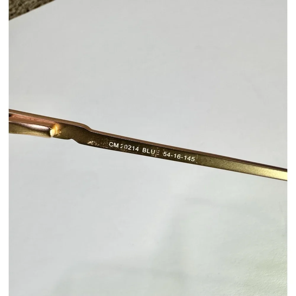 Chelsea Morgan CM20214 Eyeglasses 'FRAMES ONLY' Gold Blue 54-16-145